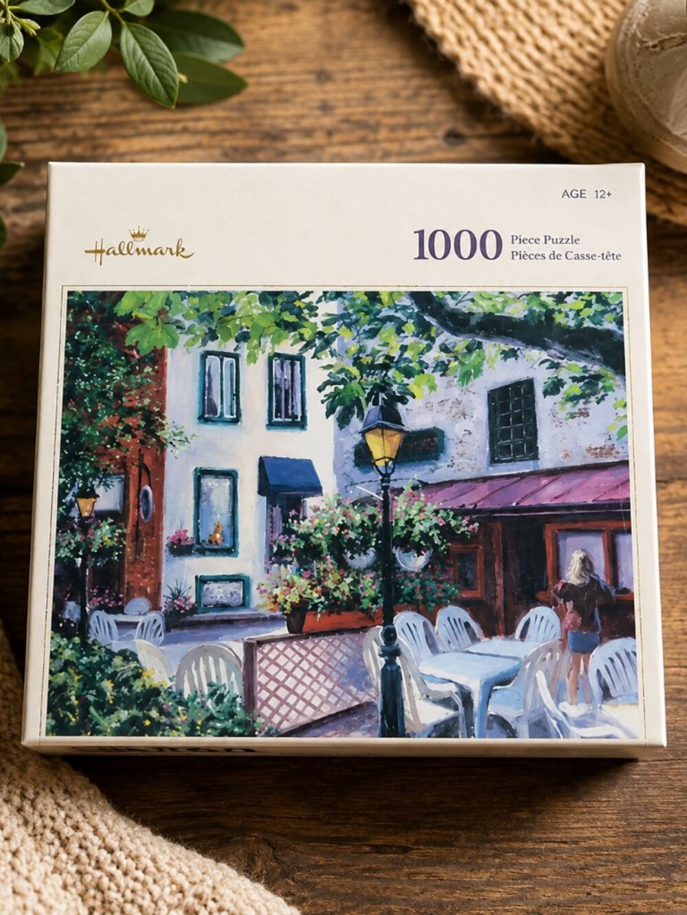 Hallmark Vintage 2004 Courtyard Cafe 1000 Piece Puzzle